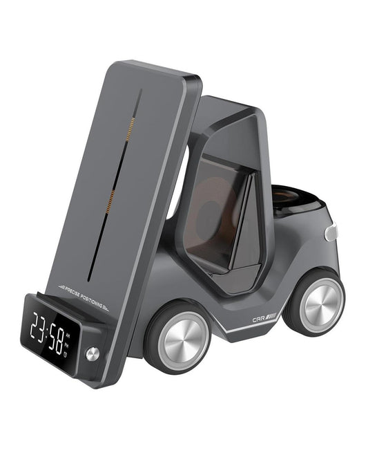 Forklift 5-in-1 Smart Desktop Charger with 15W Wireless Phone Charging