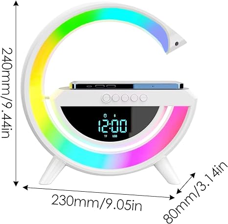 Digital Led Wireless Charger Speaker fyrivia